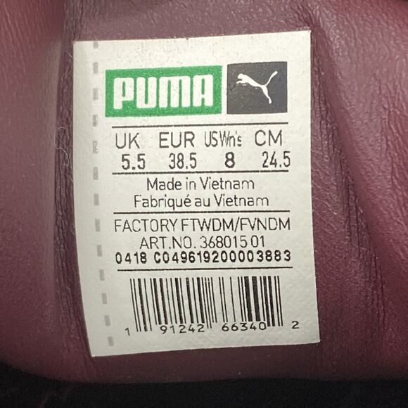 Puma Suede Classic x MAC Sin - Women's Sz 8 - Port Royale - Limited Edition - Picture 12 of 12